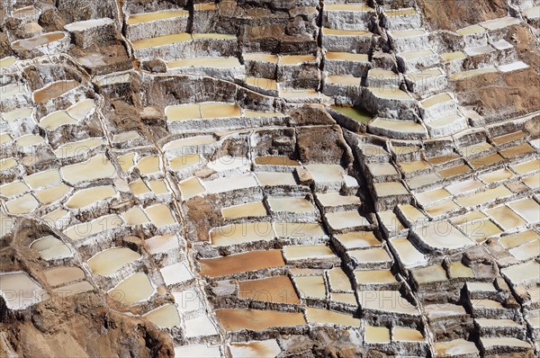 Terraces for salt extraction