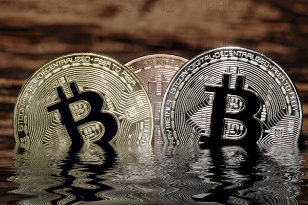 Cryptocurrency Bitcoin half under water