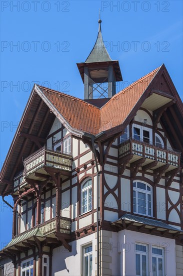 House with pointed gables