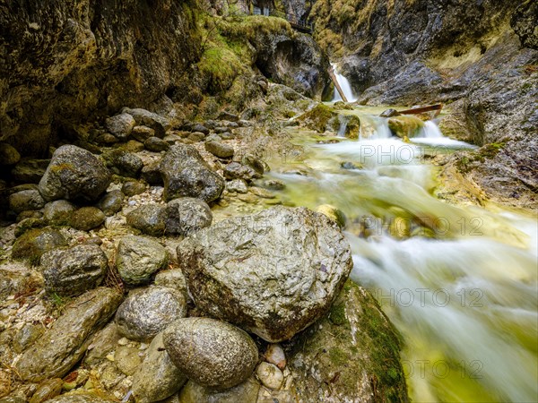 Torrent in the Almbachklamm