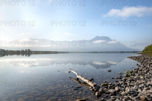 Mountains reflected in the lake