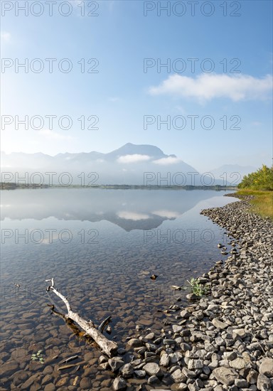 Mountains reflected in the lake