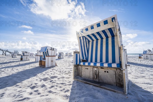 Beach chairs at the west beach