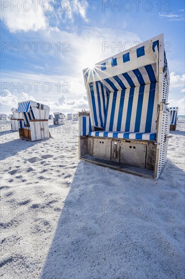 Beach chairs at the west beach