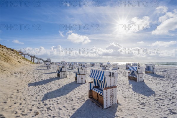 Beach chairs at the west beach