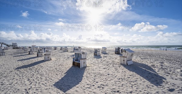 Beach chairs at the west beach