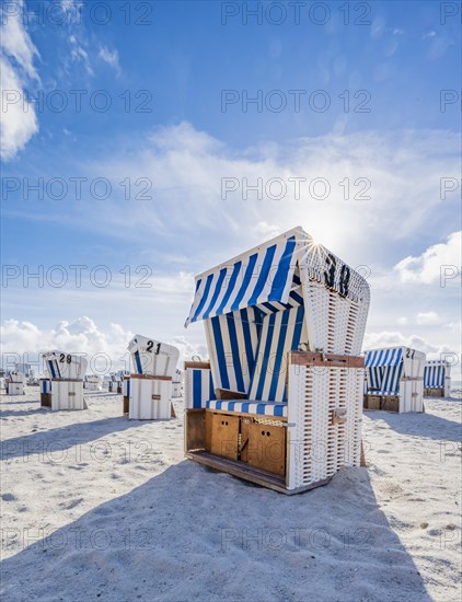 Beach chairs at the west beach