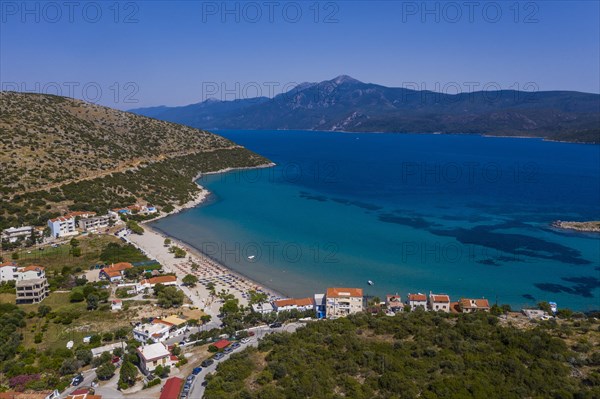 Aerial of Psili Ammos beach