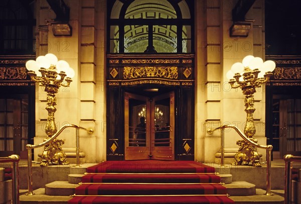 Entrance to The Plaza, 5th Avenue New York City