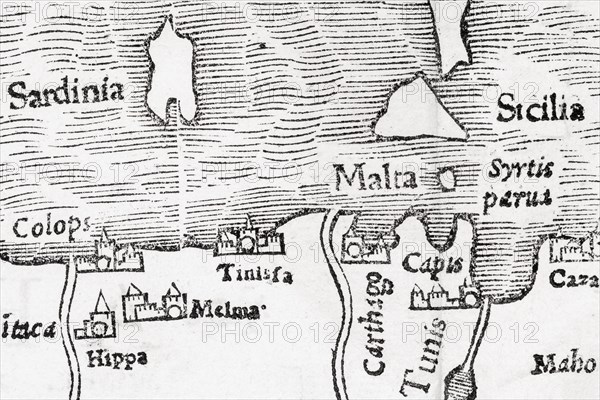North Africa with Sardinia and Malta