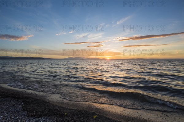 Sunset at Lake Taupo