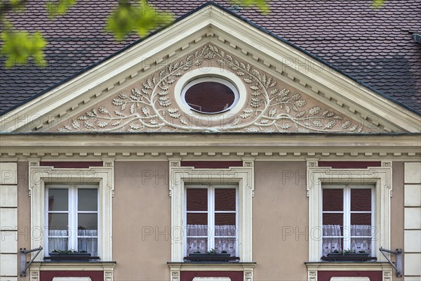 Classicist house gable 19th century