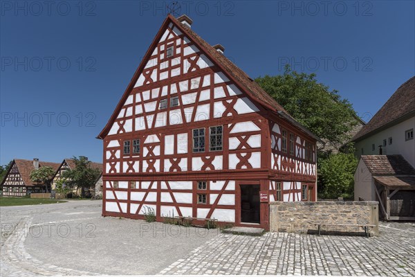 Historical half-timbered house