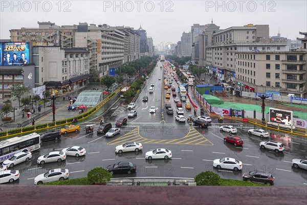 View of the roundabout around the Bell Tower