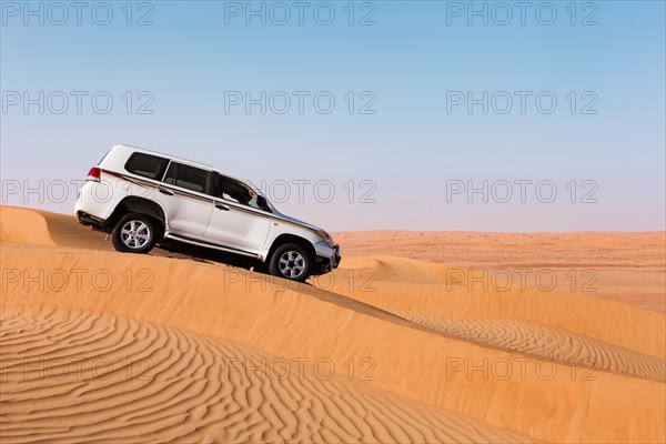 SUV in the desert