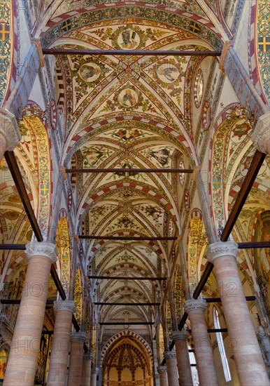 Ceiling of the church of Sant Anastasia