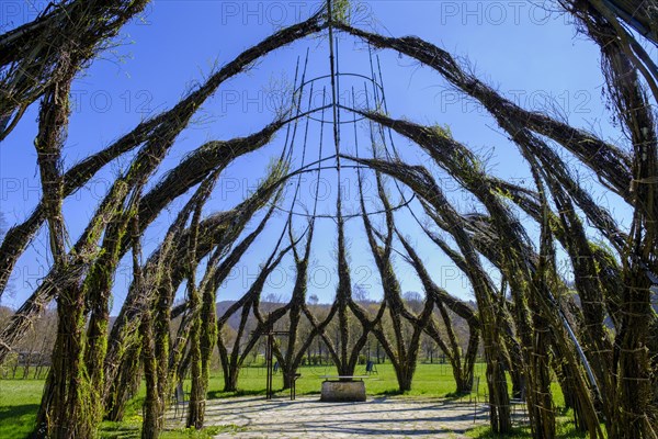 Willow Church of the Protestant Youth in Bavaria