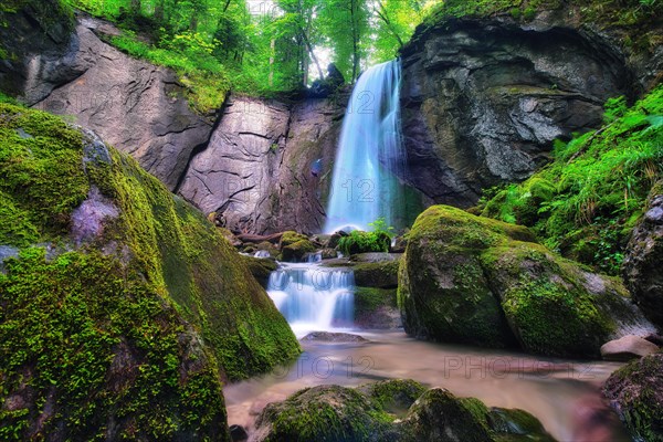 Muelibach with waterfall