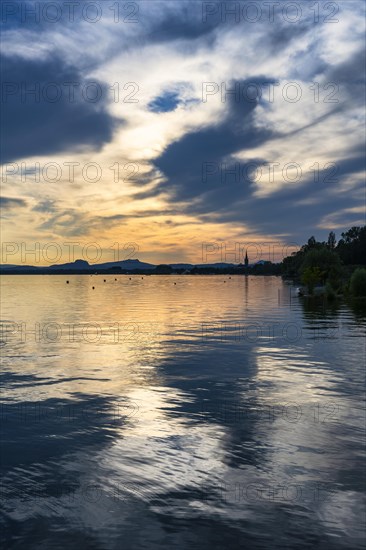 Evening atmosphere at Lake Constance