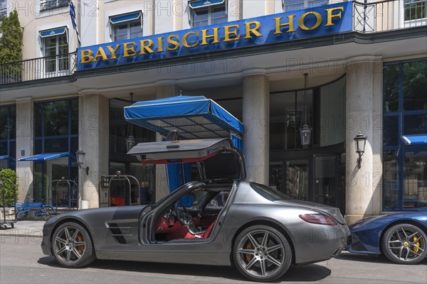 Mercedes-Benz SLS with gullwing doors