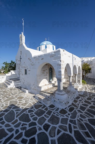 Blue and White Greek Orthodox Church Agios Nikolaos