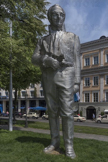 Aluminium statue of Joseph Graf von Montgelas