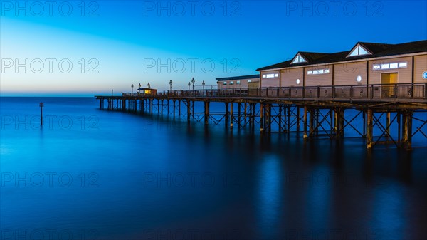 Blue Hour in long time exposure of Grand Pier