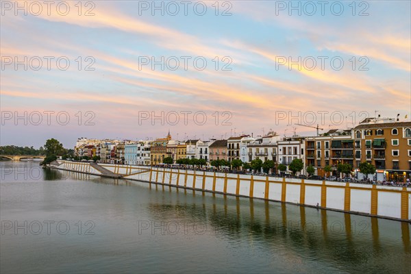 View over the river Rio Guadalquivir