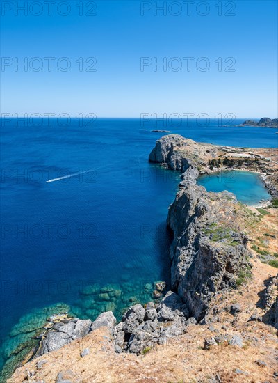 Rocky coast and Paulus Bay