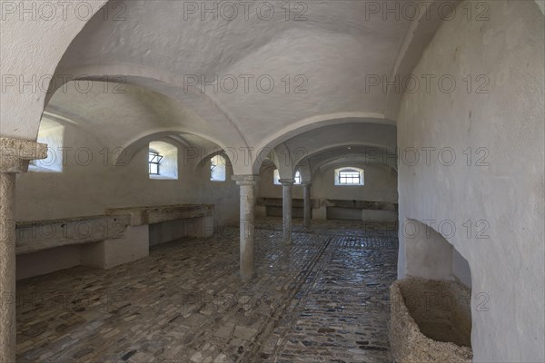 Horse stable in a historical farmhouse 18th century