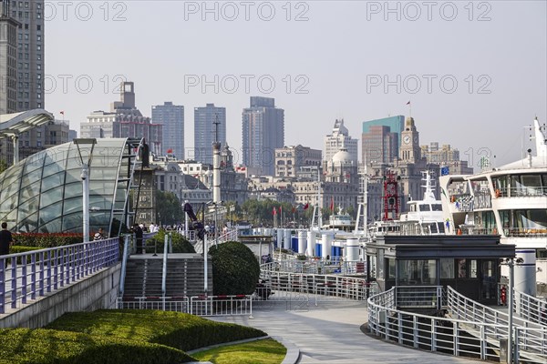 Boat pier on the Huangpu River