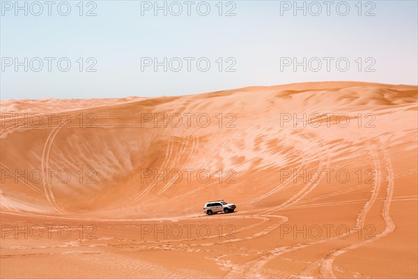 SUV in the desert