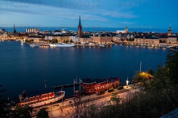 Old Town Stockholm at Blue Hour