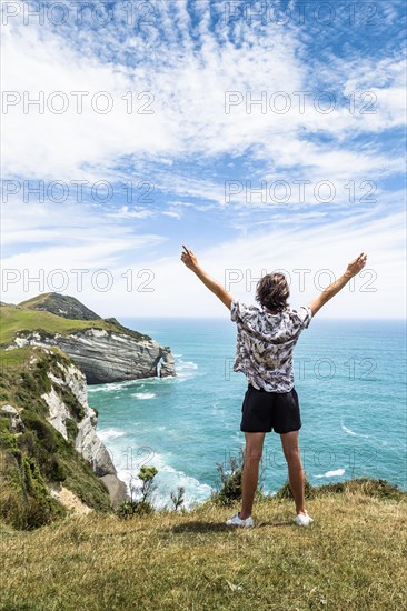 Guy at a cliff