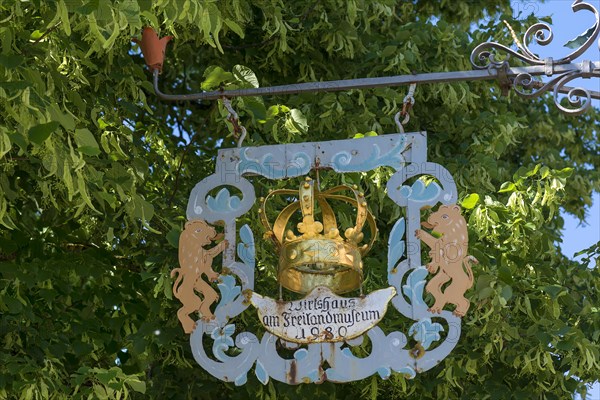 Nose sign from the Krone Inn at the Franconian Open Air Museum