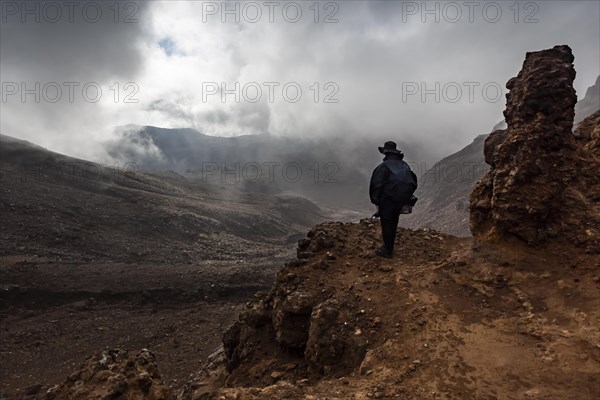 Guy at Tongariro National Park