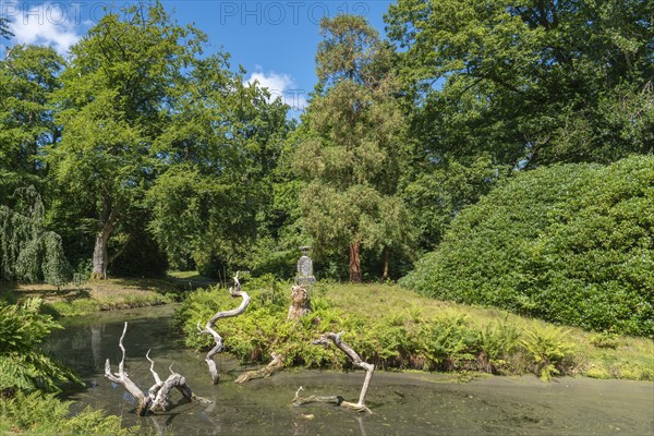 Landscape garden and castle park