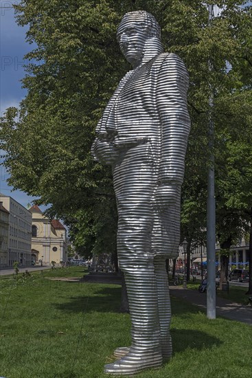 Aluminium statue of Joseph Graf von Montgelas