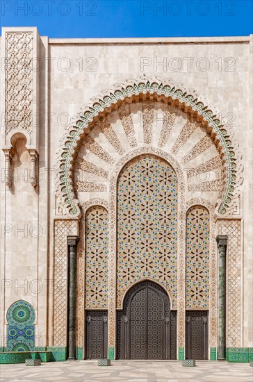 Ornate exterior wall