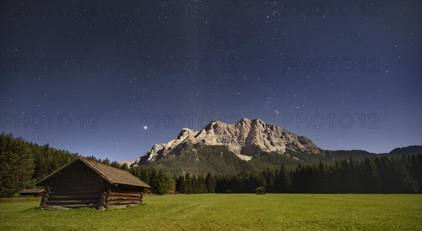 Barn on a meadow