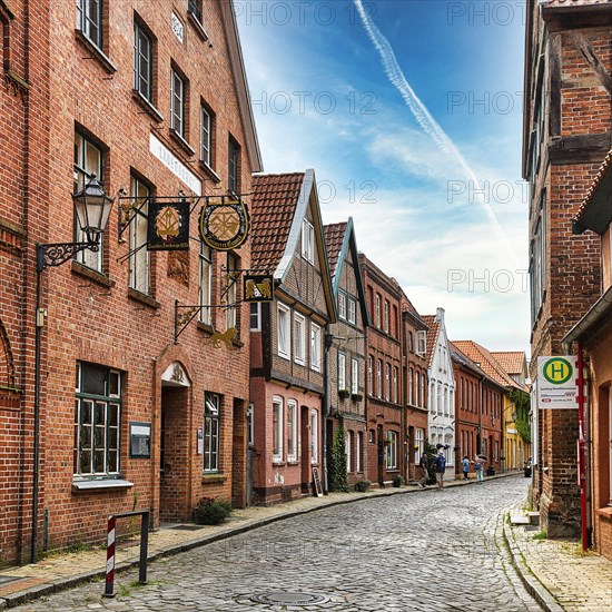 Old half-timbered houses in the Elbstrasse