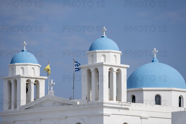 Blue and White Greek Orthodox Church Church Î™ÎµÏÏŒÏ‚ ÎÎ±ÏŒÏ‚ Î–Ï‰Î¿Î´ÏŒÏ‡Î¿Ï… Î Î·Î³Î®Ï‚