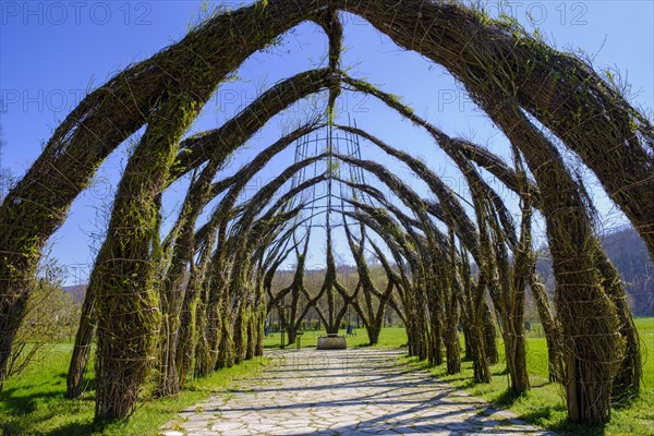 Willow Church of the Protestant Youth in Bavaria