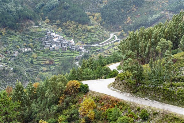 Amazing old village with schist houses