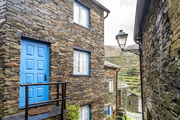 Amazing old village with schist houses