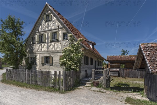 Historic farmhouse with farm garden built in 1711