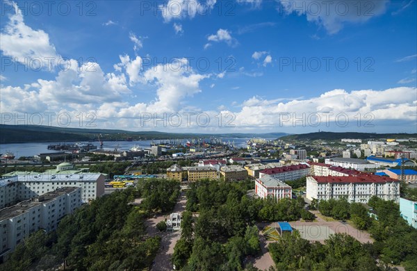 Overlook over Murmansk