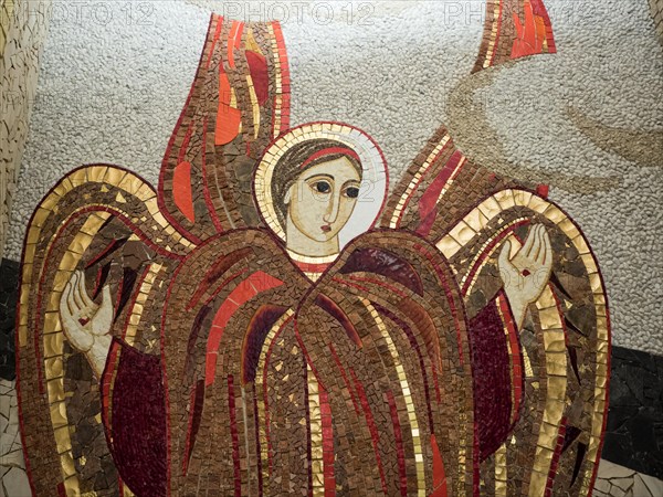 Mosaic in the Basilica of San Pio di Pietrelcina