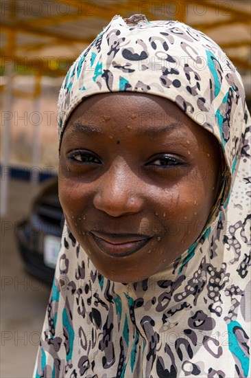 Young muslim girl posing