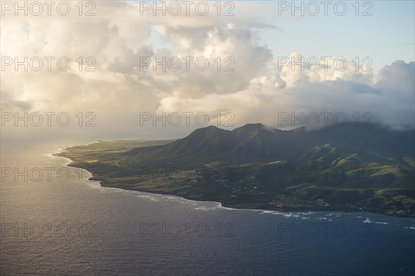 Aerial of Nevis